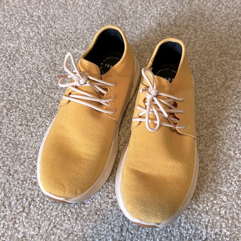 Yellow Vessi Womens Sneakers (size 11)